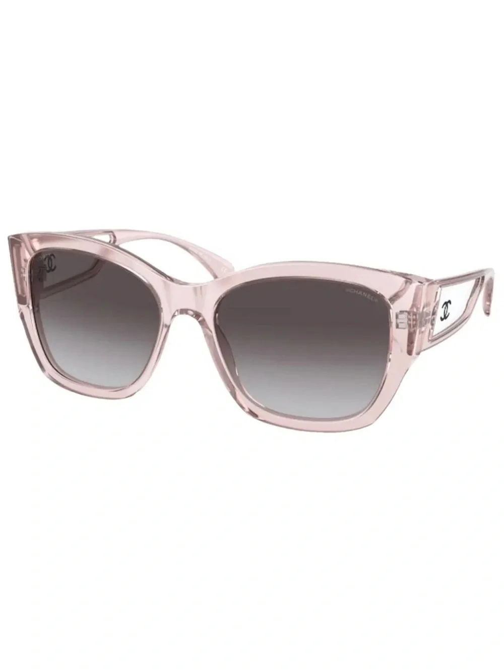 CHANEL 5429 Sunglasses pink transparent Gray Gradient Lenses 1689/S6 55 17 140